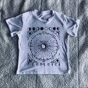 Moon Lover Cropped Tee